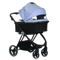 Коляска детская 2в1 BabyZz В102, голубая